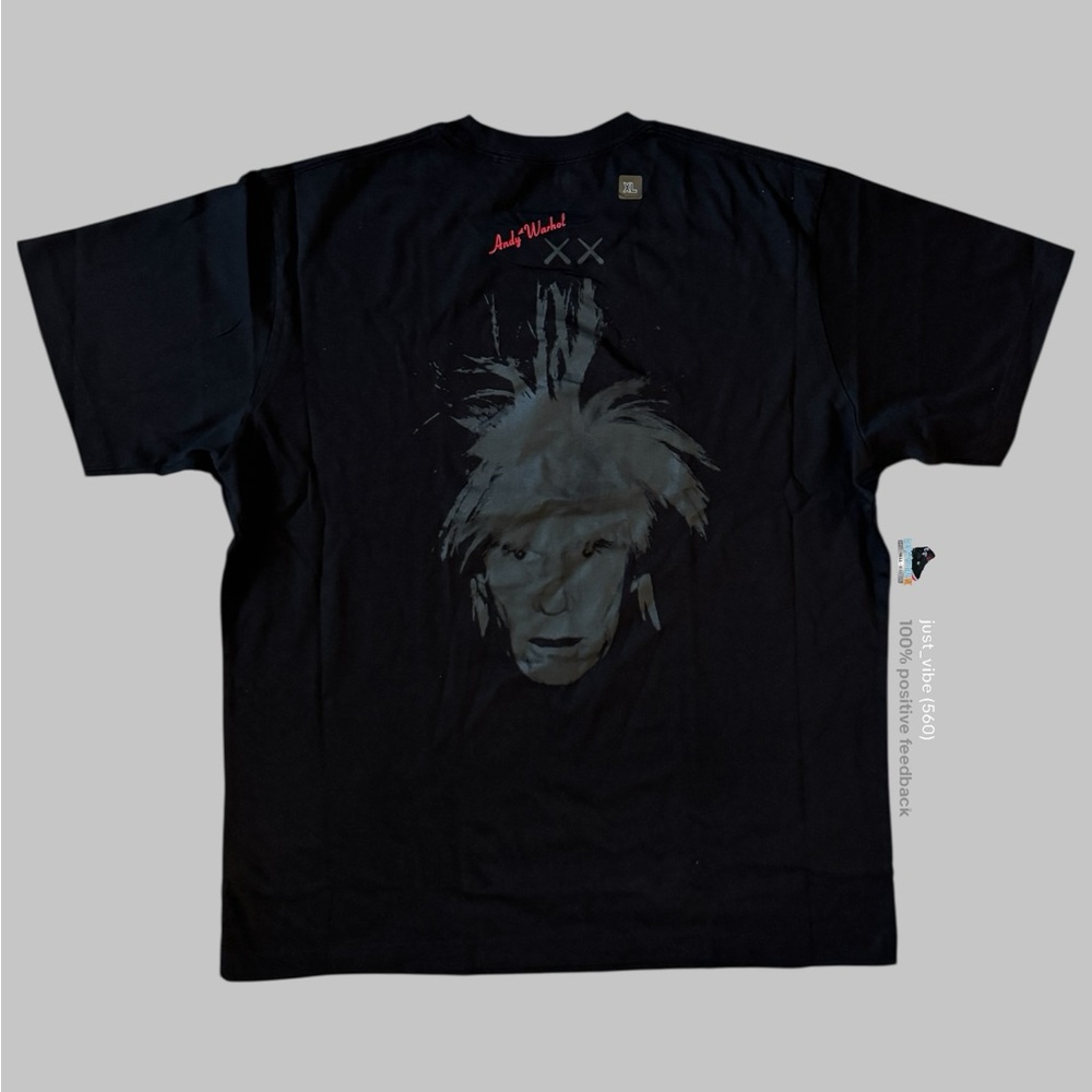 KAWS x Warhol Uniqlo Graphic Tee Men’s XL NWT